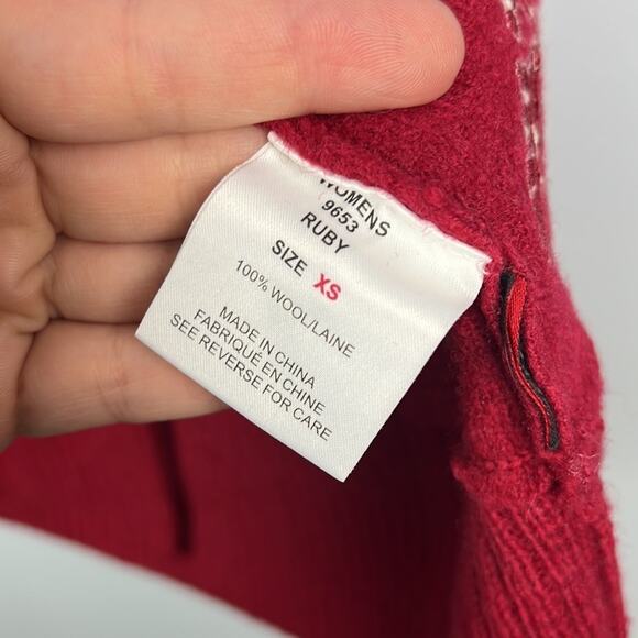 Woolrich XS vintage wool mistletoe embroidered swing vest - Picture 4 of 9